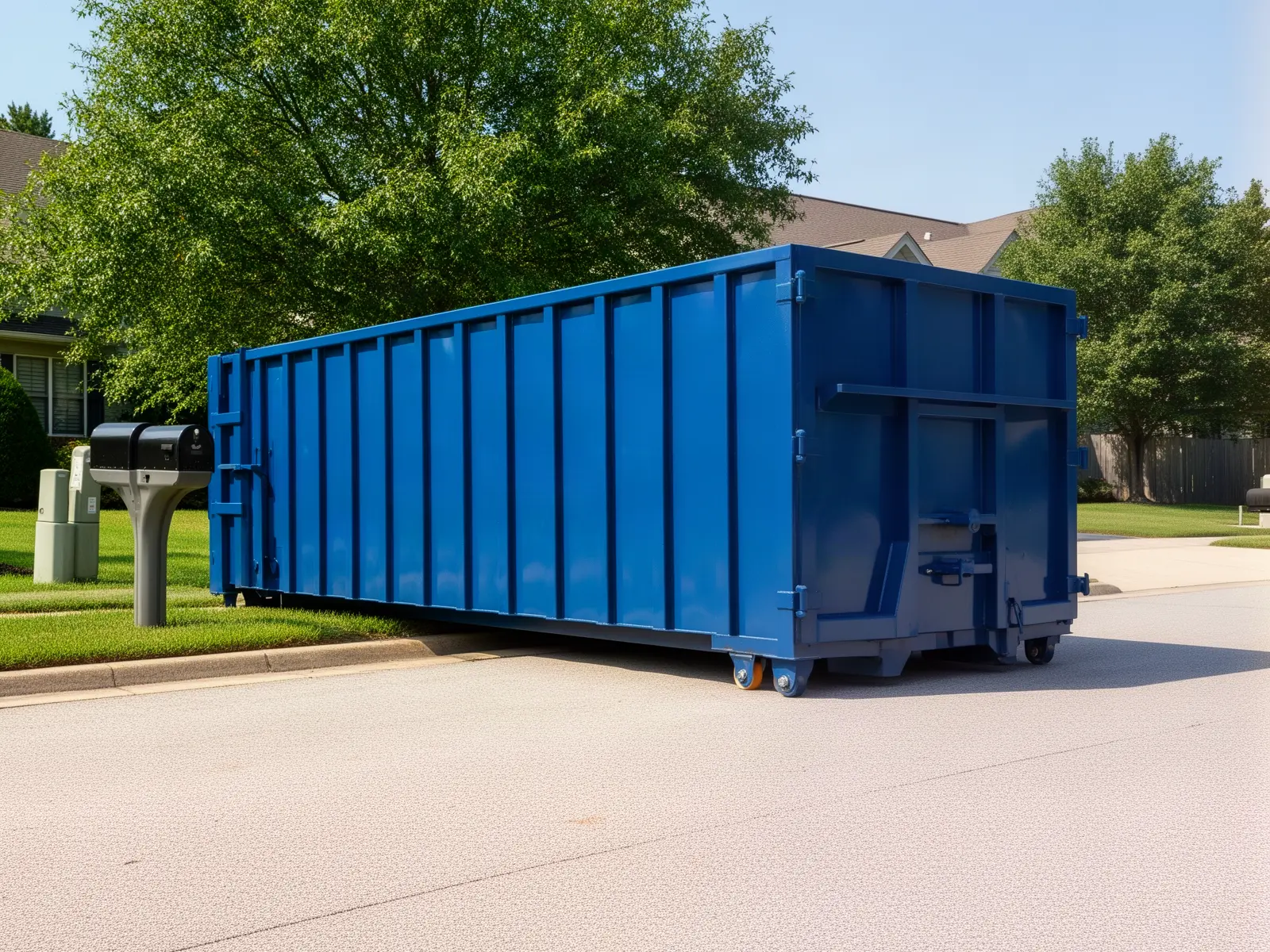 Roll-off dumpster from Seven Hills Dumpster Rental in Beverly Hills, CA